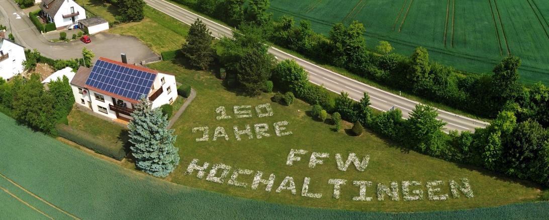 Die Freiwillige Feuerwehr Hochaltingen, bei der Walter aktives Mitglied ist, feiert am ersten Juliwochenede ihr 150-Jähriges bestehen.