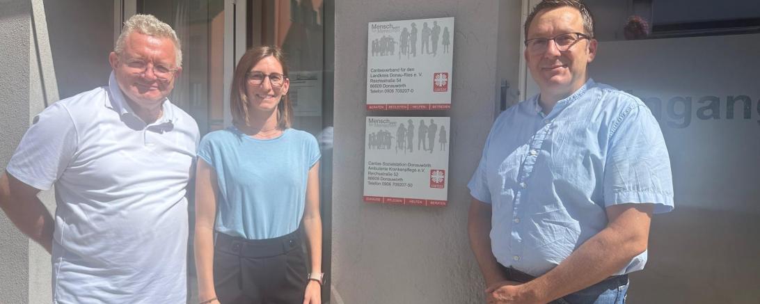 Auf dem Bild zu sehen (von links): Stephan Deurer, Maike Prause und Branko Schäpers.