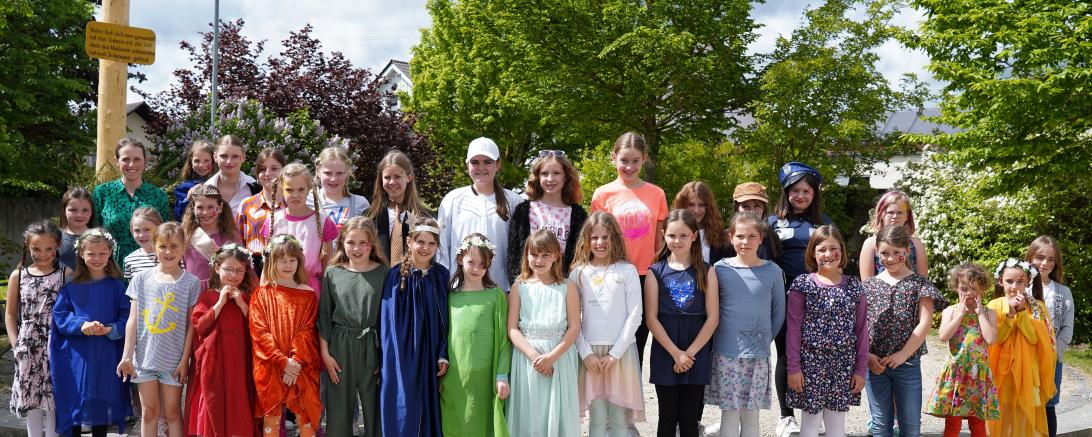 Der Jugendchor Cantiamo. 