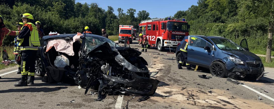 Das Bild zeigt den Unfallort.