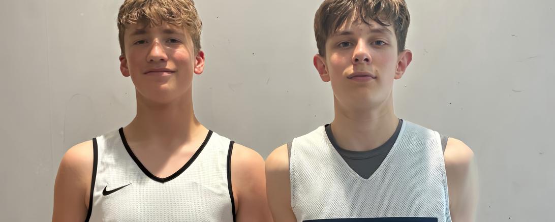 links: Korbinian Höpfner, rechts: Luke Meitinger