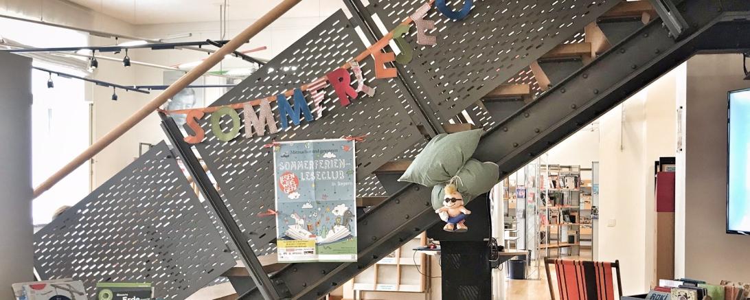 Sommerferien-Leseclub in der Stadbibliothek. 