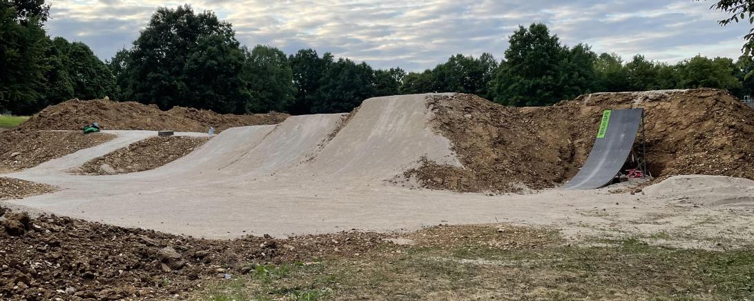 Der neue Bikepark Nördlingen wird freigegeben.