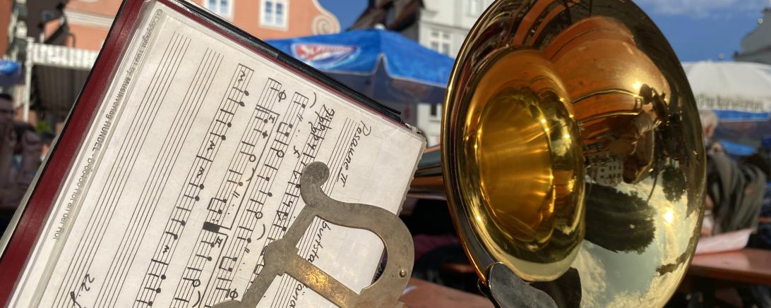 Musik am Marktplatz in Wemding