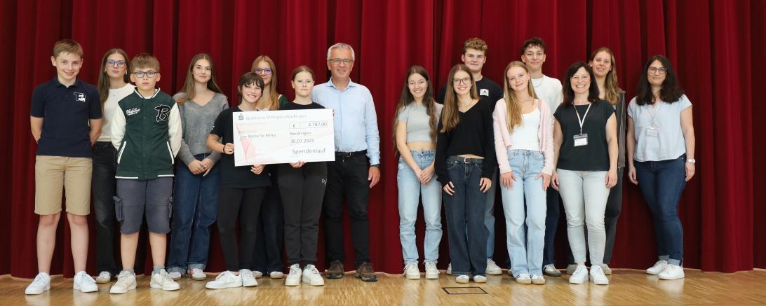 THG-Spendenlauf für „Vier Steine für Afrika“