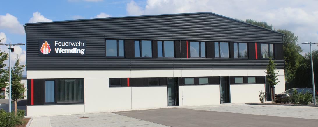 Das neue Feuerwehrhaus in Wemding.