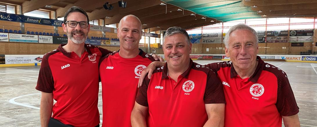 Frank van Baalen, Markus Rainer, Peter Rühl, Franz Schneider. Es fehlt Mauritz van Baalen