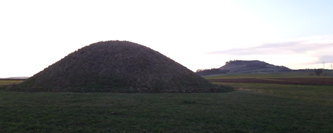 Abendstimmung am frühkeltischen Fürstensitz Ipf. 