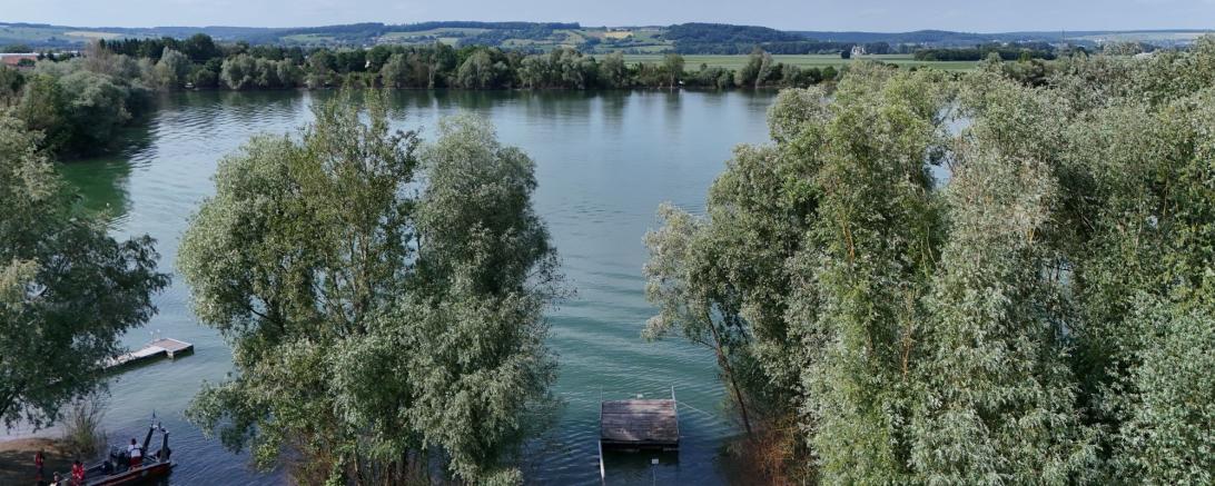 Baggersee Hamlar von oben