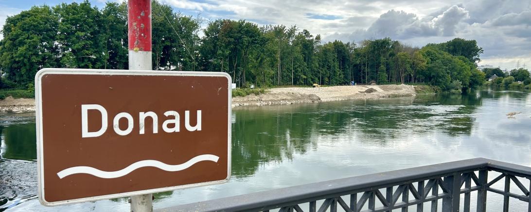 Auf der rechten Uferseite, im Bereich der sogenannten "Wildnis", soll ein Kiesstrand entstehen. 