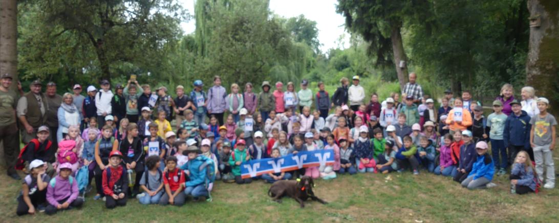 mit dem Jäger im Rainer Stadtwald unterwegs