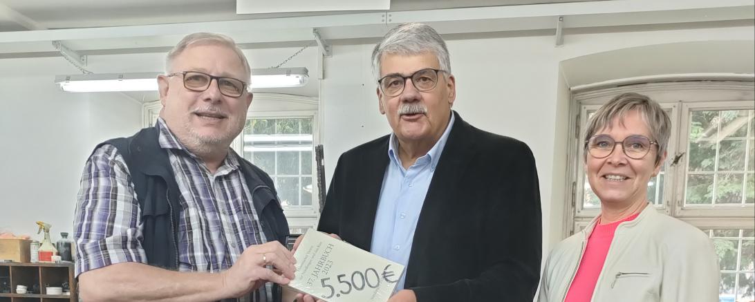 V.l.n.r.: Wolfgang Holik, Dr. Wilfried Sponsel, Andrea Kugler