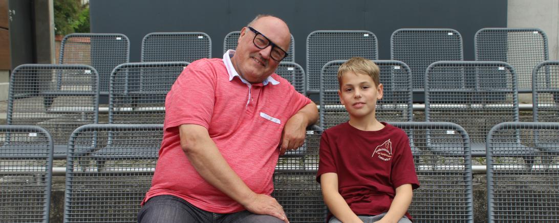 Jürgen Lechner (l.) und Linus Hönle im Interview.