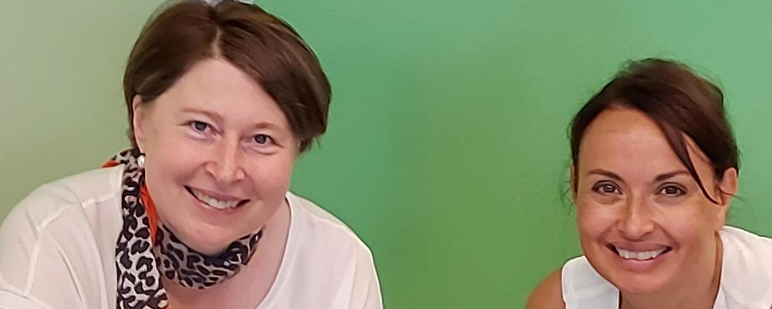 Stellvertretenden Landrätin Claudia Marb bei der Vorstellung des aktuellen AOK-Gesundheitsbericht durch die AOK-Direktorin Michaela Kluger (von links). 