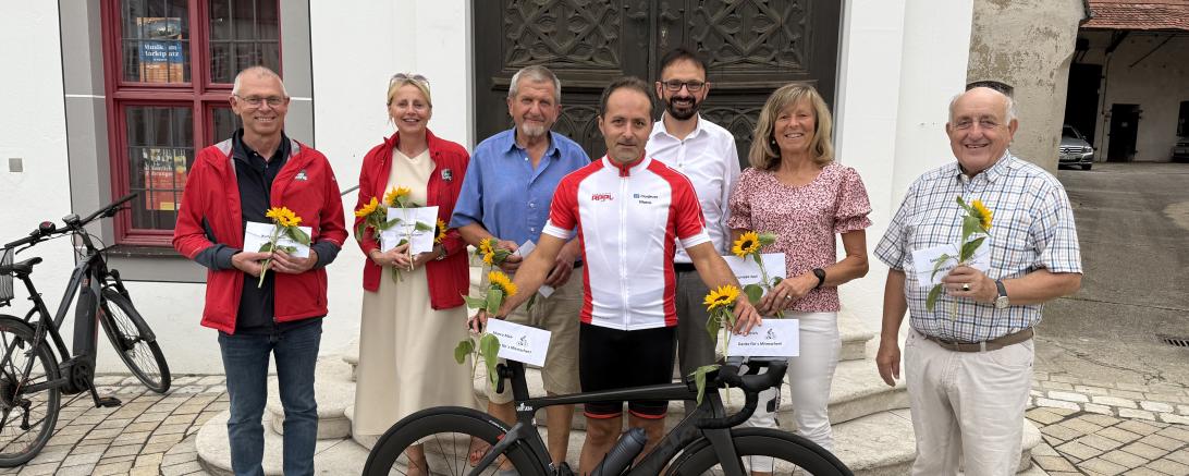 Die Gewinner beim Stadtradeln in Wemding wurden geehrt. 