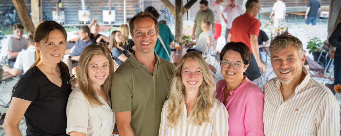 Der neue Vorstand der PWG Nördlingen v.l.n.r. Cara-Irina Wagner, Teresa Gruber, Dr. Georg Frank, Barbara Wunder, Susanne Vierkorn, Michael Kemnitzer.