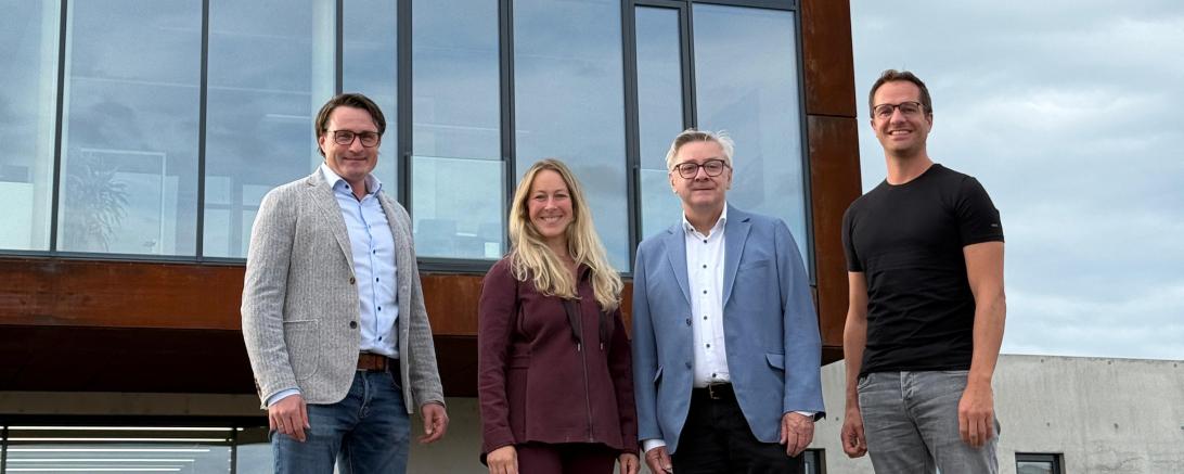 Betriebsbesichtigung bei der Eigner Bauunternehmung in Nördlingen. 