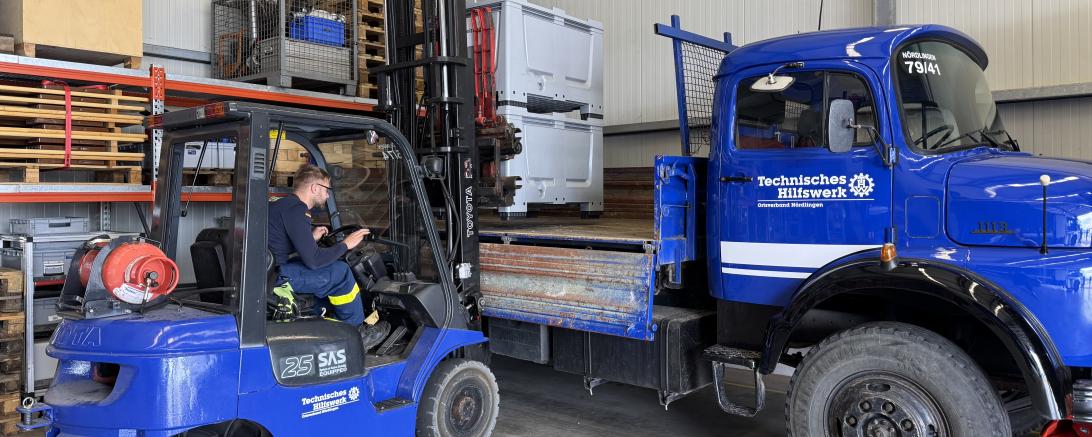 Gabelstapler THW Ausbildung