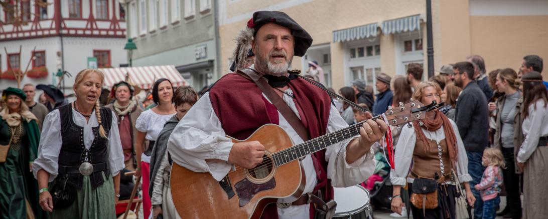 Drei Tage lang wird die Stadt Nördlingen in die Vergangenheit versetzt.