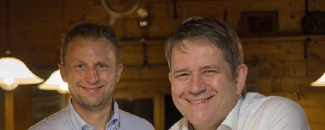 Auf dem Bild zu sehen (von links): Bürgermeisterkandidat Florian Mittler und Spitzenkandidat auf der CSU-Gemeinderatsliste Andreas Mayer. 