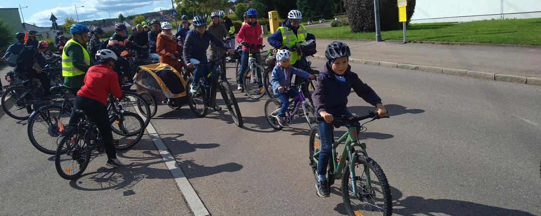 Fahrraddemo des ADFC