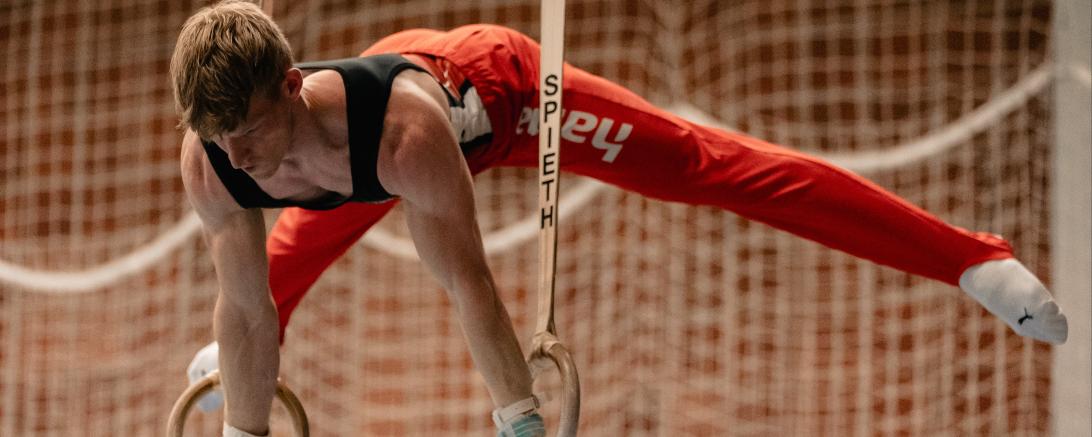 Kraftpaket Nils Buchter möchte als erfahrenster Turner im TSV-Kader das junge Team durch die Saison führen.