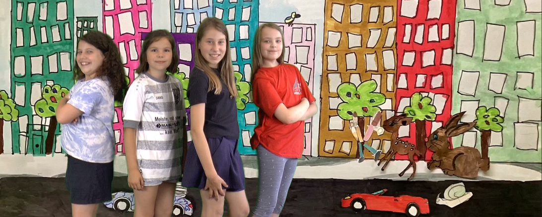 Auf dem Bild zu sehen (von links): Margherita Pelosi, Emely Reiber, Bianca Gebele, Sofia Ledergos. 