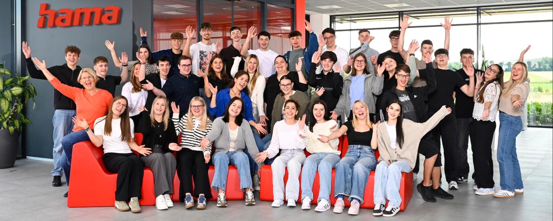 34 Nachwuchskräfte starteten Anfang September bei Hama in Monheim