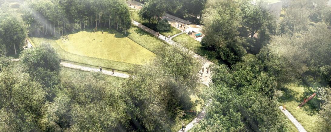 So könnte die Parkanlage im südlichen Alfred-Delp-Quartier aussehen. 