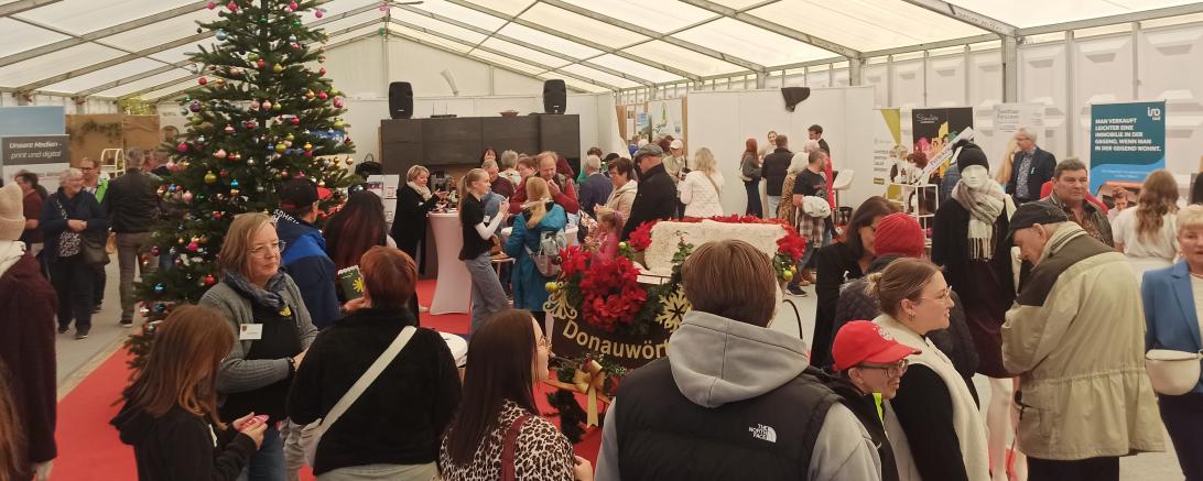 Die City Initiative Donauwörth war ein beliebter Anlaufpunkt auf der Donauries-Ausstellung.