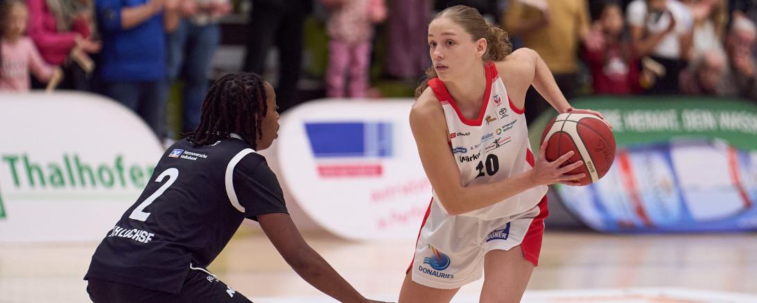 Die 19-jährige Jana Koch gehört zu den Nachwuchstalenten, die in Nördlingen bei den Eigner Angels behutsam an höhere Aufgaben herangeführt werden. Sie spielt ihre zweite Saison im Ries.