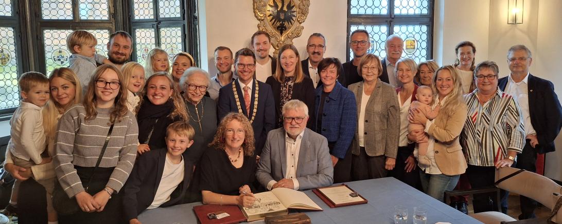 Ehrenbrief Ehepaar Moll