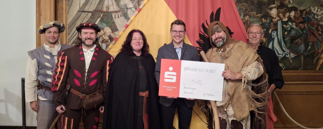 Spendenübergabe D´r Bettler Stadtmauerfest