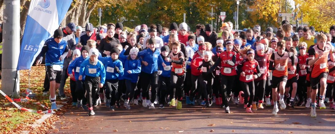 Der Start der Kurzstrecke.