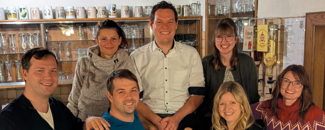  Christina Mayer-Markmüller, Daniel Markmüller, Sarah Artner und Christian Hammer, Manuel Uhl, Nicole Scherb, Stephanie Gerstner. 