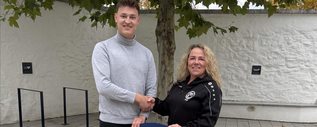 Juniorchef und Projektleiter, Sven Lanzer & Vizepräsidentin FG Gailachia, Anja Koҫ. 