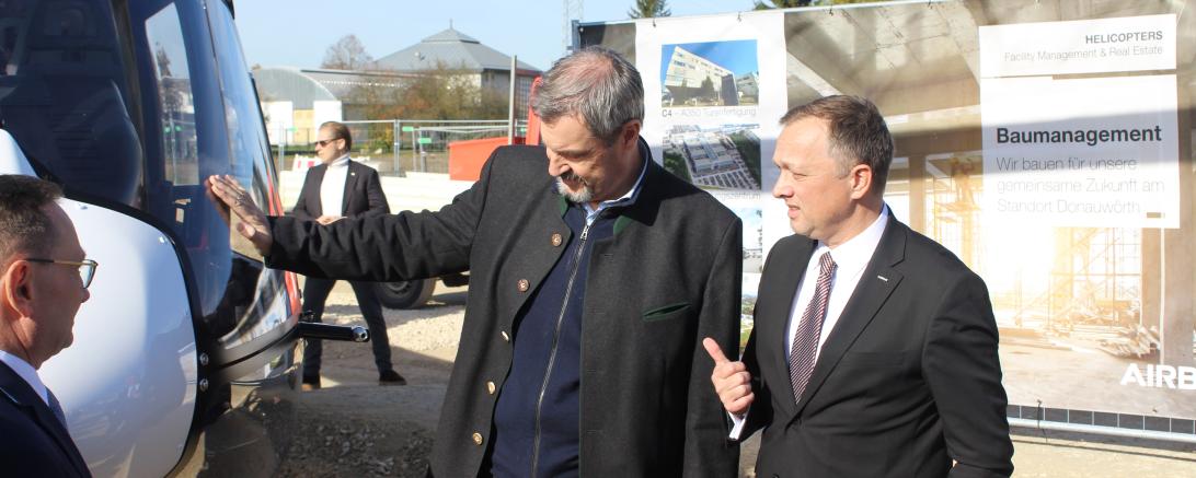 Besuch Söder Aiwanger Airbus 2025