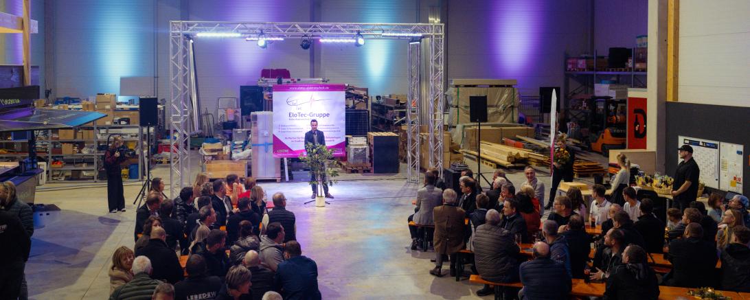 Einweihungsfier am neuen Standort der EloTec Gruppe 