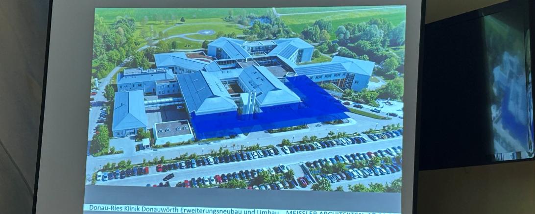 Die Erweiterung des Intensiv- und OP-Bereichs an der Donau-Ries Klinik in Donauwörth. 