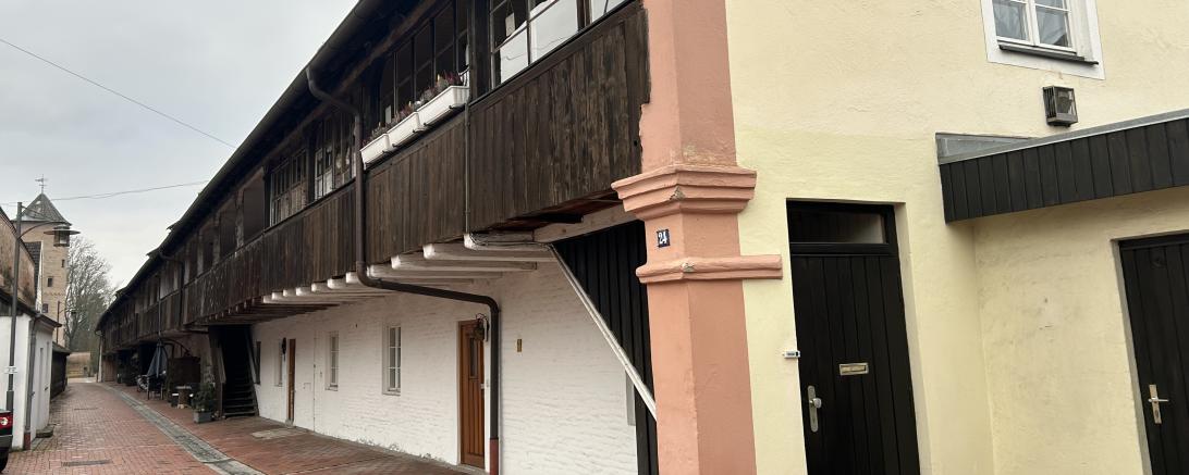 Die ehemalige Invalidenkaserne in der Pflegstraße in Donauwörth. 