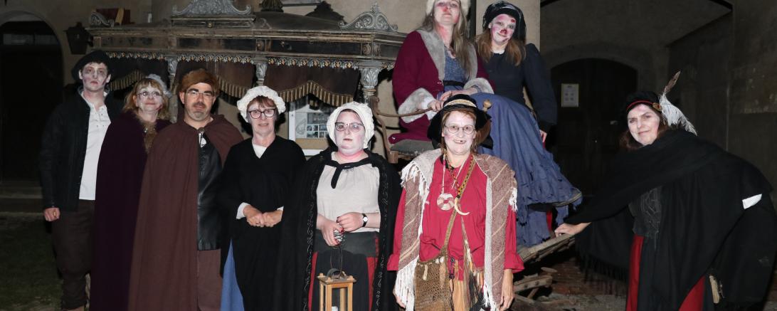 Es spukt auf der Harburg.