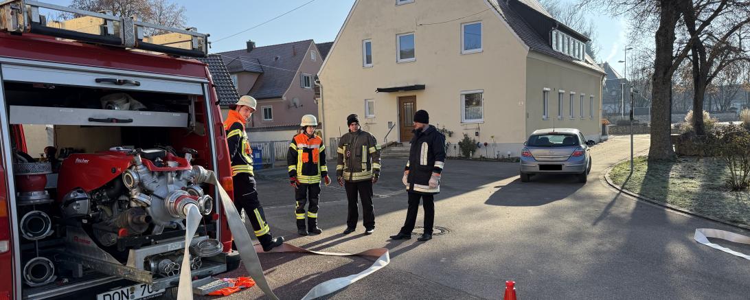Zwischenprüfung Feuerwehr-Grundausbildung