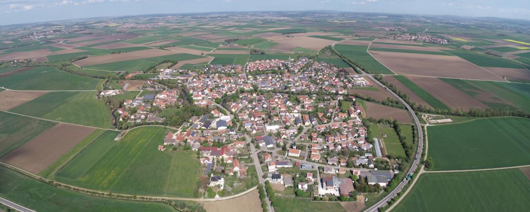 Luftbild Löpsingen.