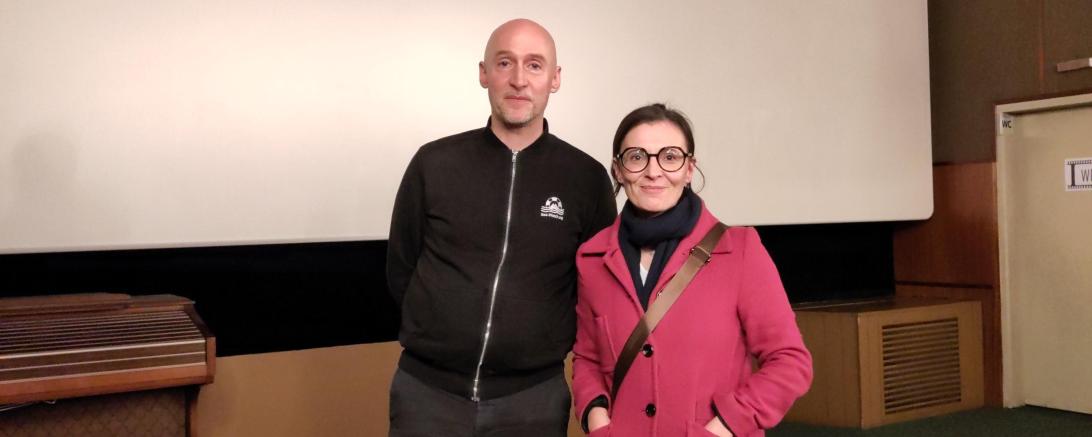 Regisseur Eric Esser und Historikerin Dr. Andrea Kugler. 