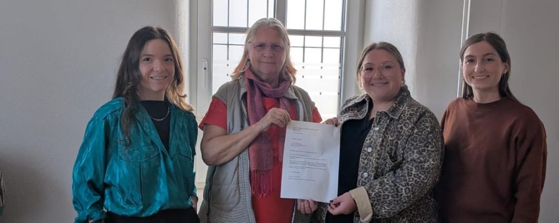 Selber gmacht Spendenübergabe