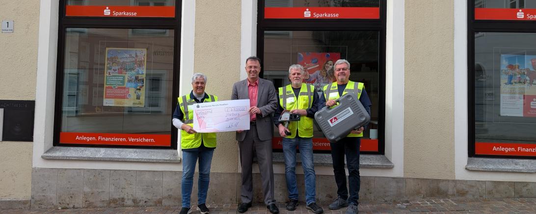 Spendenübergabe Sparkasse ADFC 