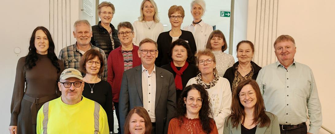 Landrat Stefan Rößle ehrt langjährige Mitarbeitende