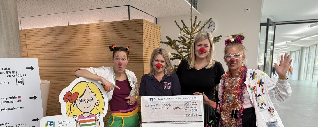 Frauenbund Donauwörth-Riedlingen unterstützt die KlinikClowns