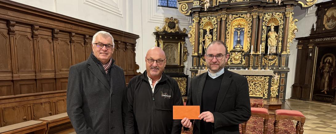  Spende aus Weihnachtskonzert 