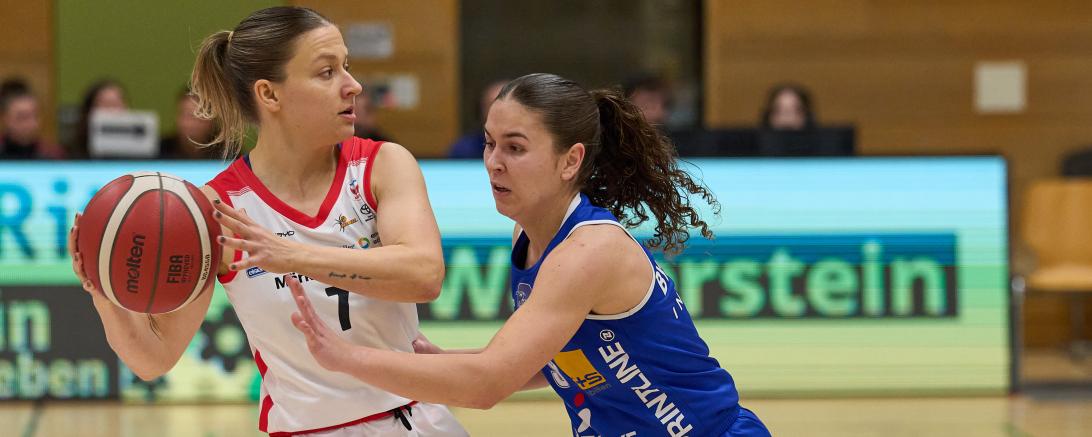 Angels-Aufbauspielerin Laura Schinkel führte ihr Team bis in die Schlussminute auf Siegkurs und musste dann erneut eine knappe Niederlage gegen Marburg hinnehmen.